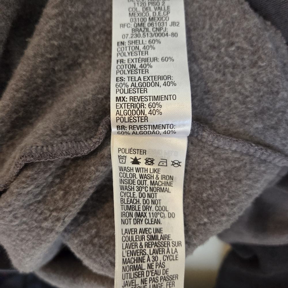 Quicksilver Men’s GreyBlack Sweatshirt Pullover Crewneck Surf Logo Plus Size XXL - Picture 14 of 14